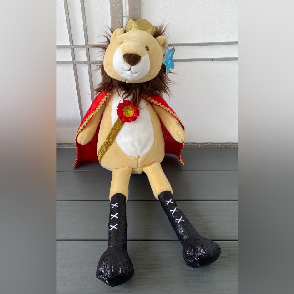 New FAO Schwarz 22” Glow Brights Lion Nutcracker